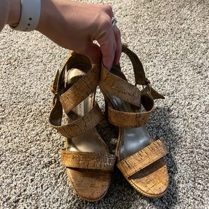 summer cork wedges!